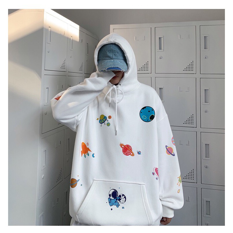Áo hoodie unisex THE 1996 Áo nỉ form rộng nam nữ H-011 GALAXY 4 màu | BigBuy360 - bigbuy360.vn