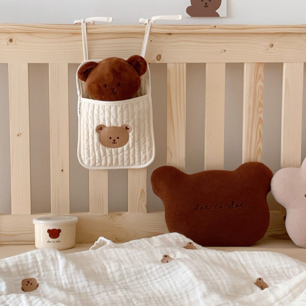 Túi Đựng Tã Lót / Đồ Dùng Em Bé Treo Giường Tiện Dụng 1 #