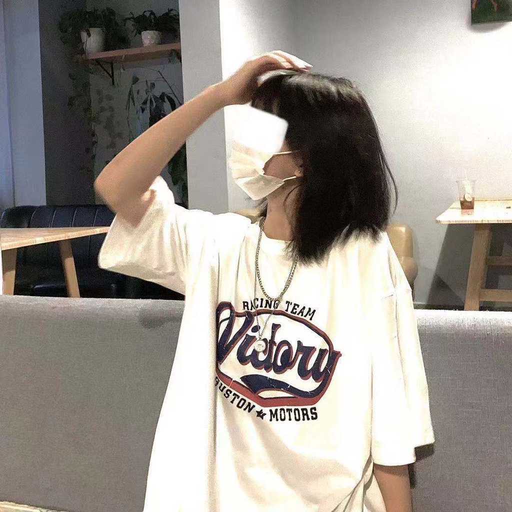 NRVP Áo Thun Cotton Tay Ngắn Cổ Tròn Màu Trơn Thời Trang Dành Cho Nữ