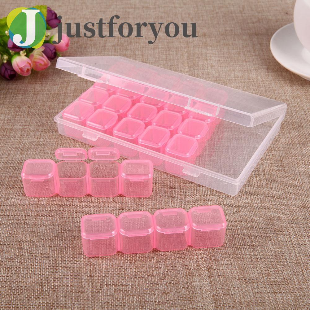 Hộp Nhựa Đựng Trang Sức 28 Ngăn Tiện Dụng