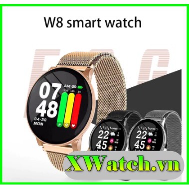 Dây đeo nam châm cho Đồng hồ thông minh W8 thép không gỉ