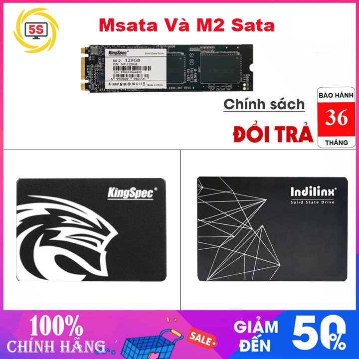 Ổ cứng SSD Msata, M2 indilinx , Kingspec 120gb |BH 36T Chính Hãng