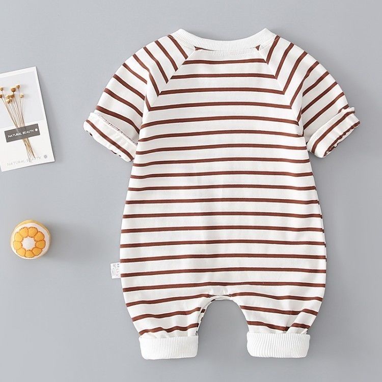 Bộ áo liền quần vải Cotton thời trang Hàn Quốc cho bé