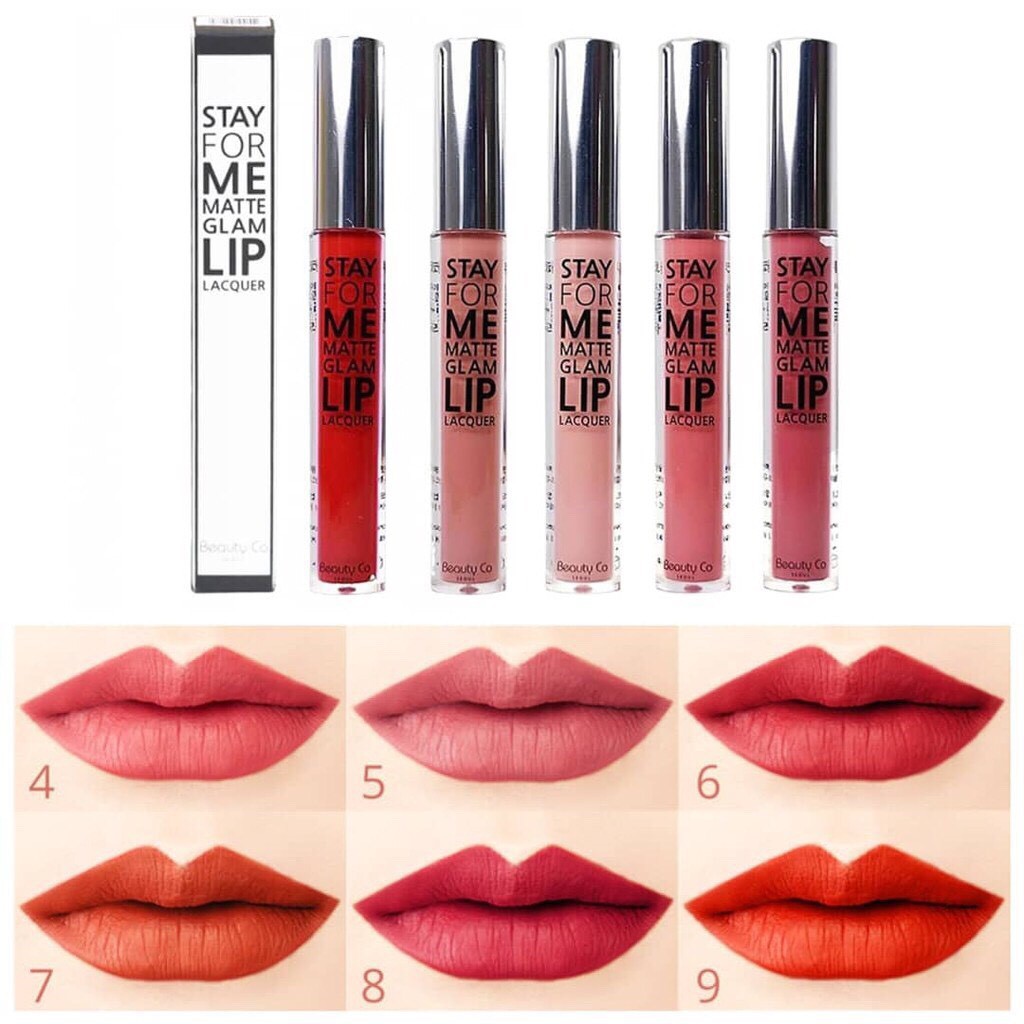 [Giá Tốt] Son Beauty Co Seoul Stay For Me Matte Glam Lip Lacquer- Hàn quốc