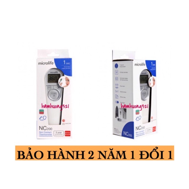Nhiệt kế đo trán Microlife model NC200