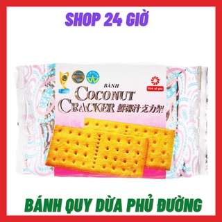 Bánh Quy Dừa Phủ Đường Vuông