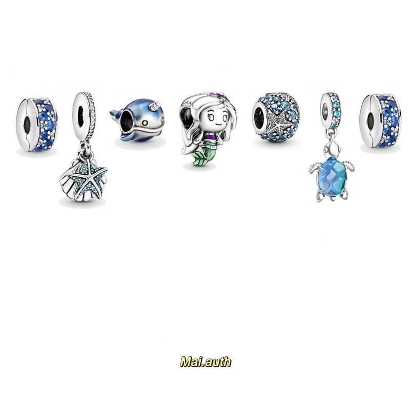 Charm bạc Pandora Moments hình chú rùa biển
