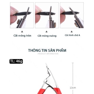 Kìm bấm móng giả - bấm móng tay chuyên dụng làm móng
