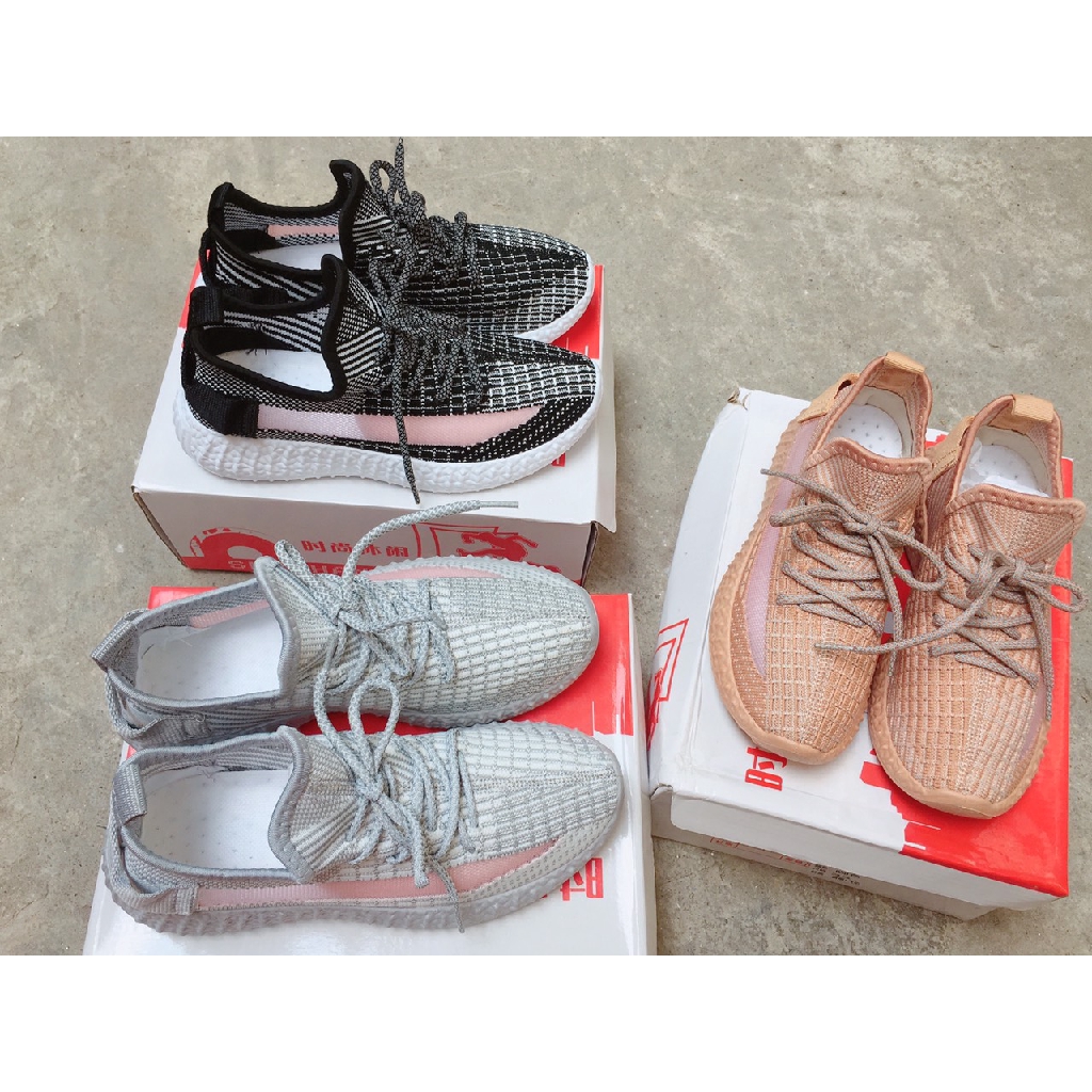 Giày Thể Thao YZ Dây Vằn Kẻ Phản Quang Siêu Đẹp | BigBuy360 - bigbuy360.vn