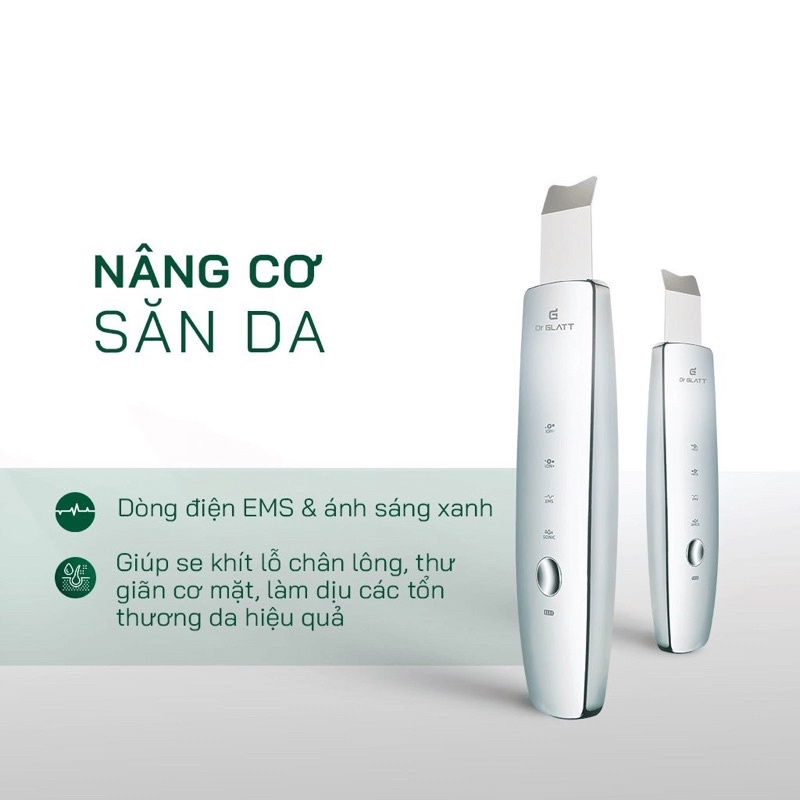 *LAGIHITECH* ( NEW) Máy tẩy tế bào chết &amp; đẩy tinh chất Dr Glatt ULTRAS 2.0 - Hàng Chính Hãng DR GLATT