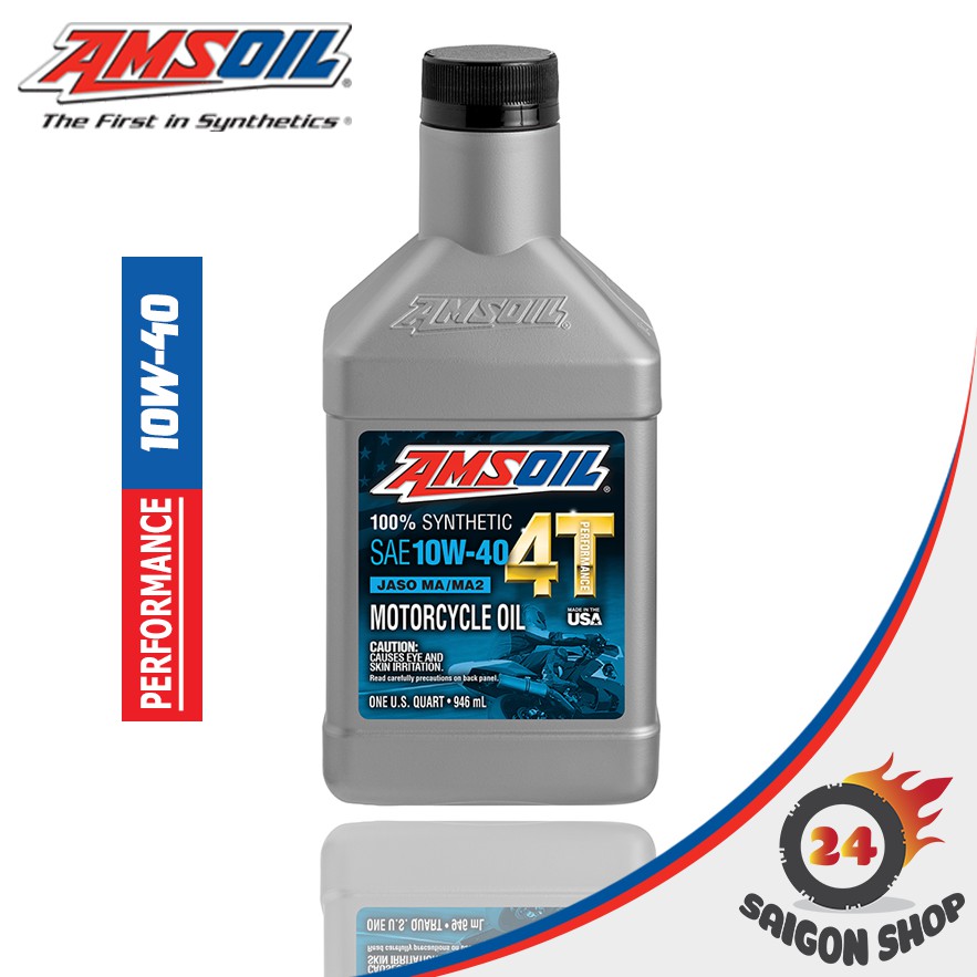 NHỚT AMSOIL 4T PERFORMANCE 10W40