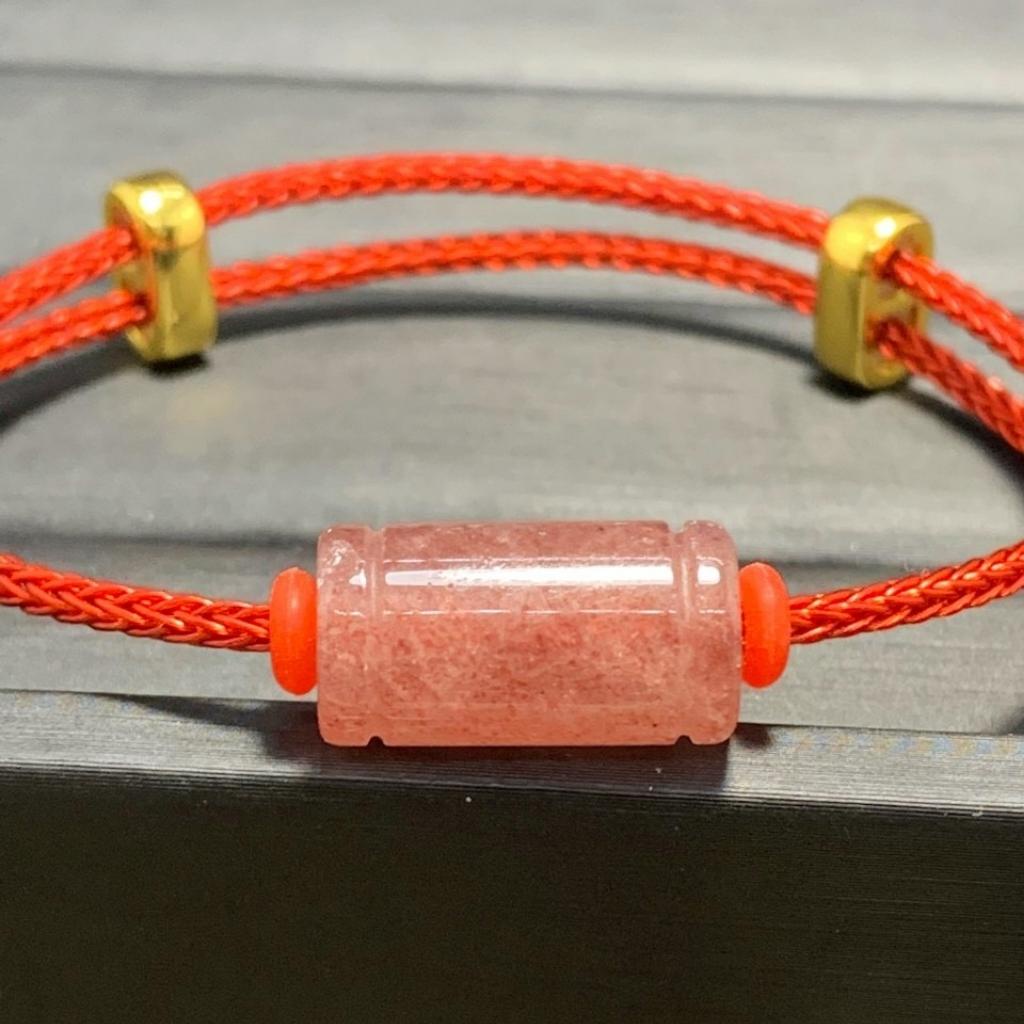 Vòng tay lu thống đá aquamarine / ngọc xanh / TA dâu xanh / ngọc huyết / TA dâu hồng / TA trắng. Anchi jewelry