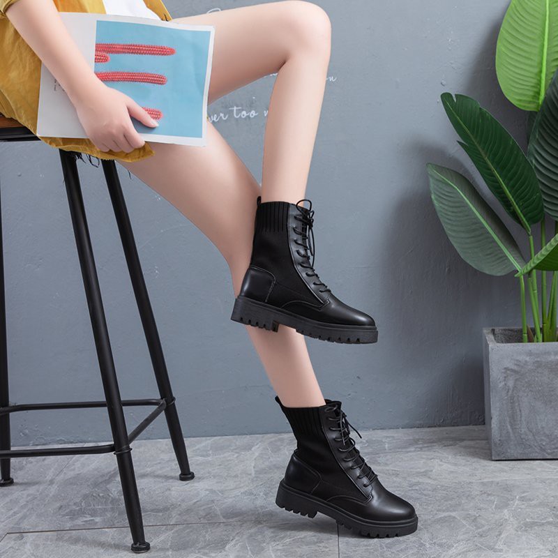 Bốt nữ, giày cao cổ chiến binh, giày nữ thời trang ullzang cực chất SAU TẾT NHẬN HÀNG | BigBuy360 - bigbuy360.vn