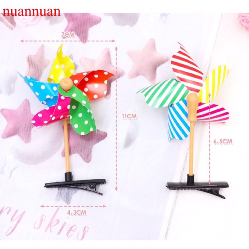 Kẹp tóc chong chóng siêu đang yêu cho bé