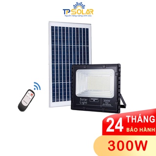 Đèn Pha Năng Lượng Mặt Trời Jindian, Công Suất 300W (Bản Nâng Cấp)