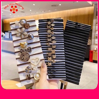 Set 60 dây buộc tóc, chun buộc tóc cực phong cách siêu xinh cá tính bạn gái
