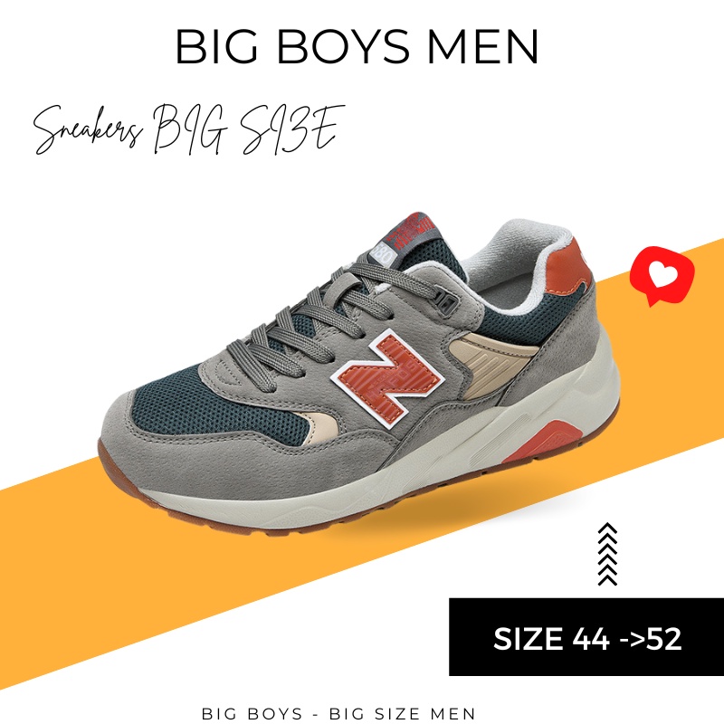 Giày BB Big Size Nam New Balance Thời Trang Năng Động - Giày Sneaker Ngoại Cỡ Nam Size Lớn 44 45 46 47 48 49 50