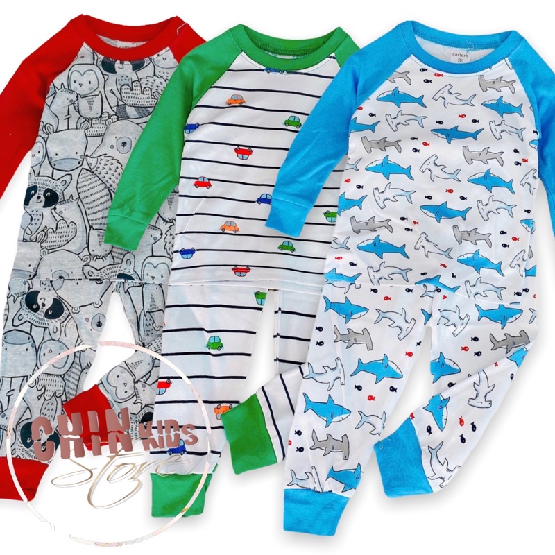 Bộ đồ bé trai dài tay cotton thun VNXK [C2]