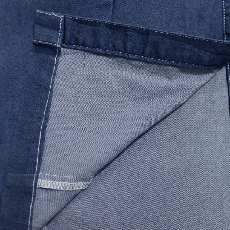 Váy sơmi denim dáng suôn THE DAY GIRLS dày dặn | BigBuy360 - bigbuy360.vn