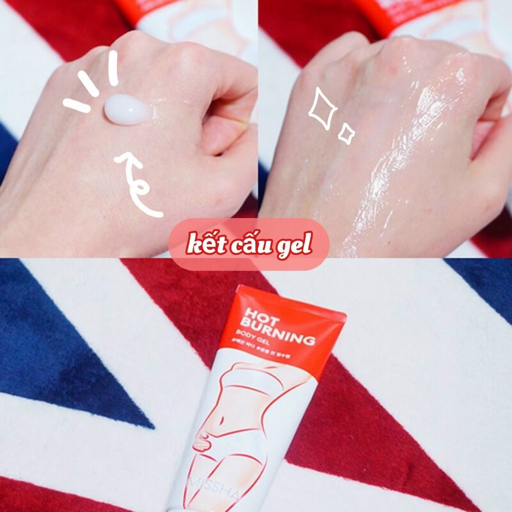 [CHÍNH HÃNG] KEM TAN MỠ BỤNG MISSHA HOT BURNING - GEL TAN MỠ HÀN QUỐC HIỆU QUẢ MỜ RẠN 200ML