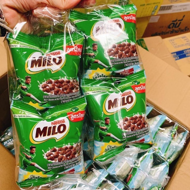 Bỏng Milo ngũ cốc 55k/1 bịch 12 gói