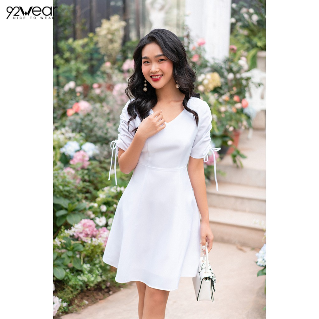 Đầm xòe Tà Bung 1 bên DEW0875 92Wear | BigBuy360 - bigbuy360.vn