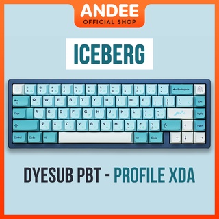 Keycap XDA Iceberg song ngữ dễ thương cho bàn phím cơ