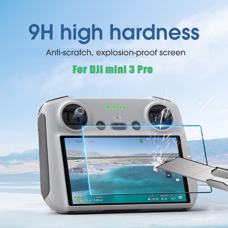 Kính Cường Lực HD Trong Suốt Chống Va Đập Chống Nổ Bảo Vệ Màn Hình Cho DJI Mini 3 Pro