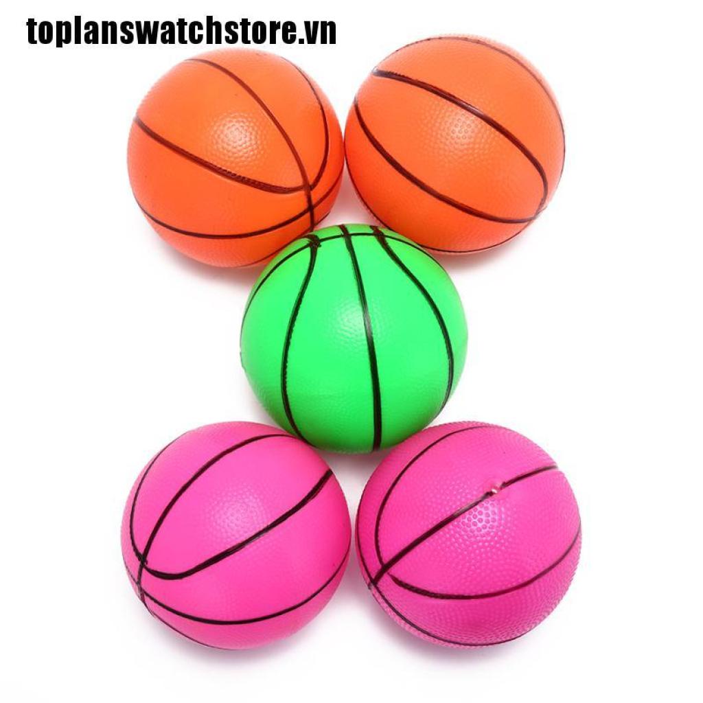 Bóng Rổ Bơm Hơi 16cm Màu Sắc Ngẫu Nhiên Cho Bé