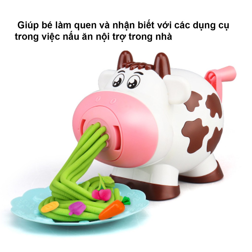 Đồ chơi đất nặn bò sữa tạo hình theo khuôn dành cho bé TR377