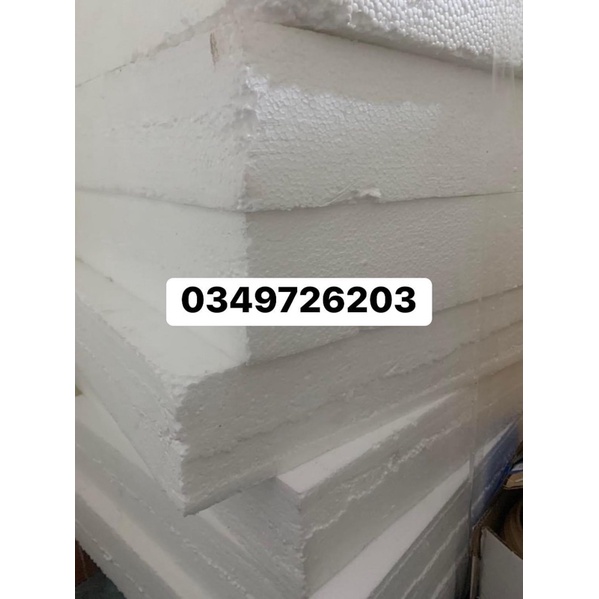 Xốp cứng EPS cách nhiệt chống nóng, tôn nền dày 10cm kích thước 50x100cm