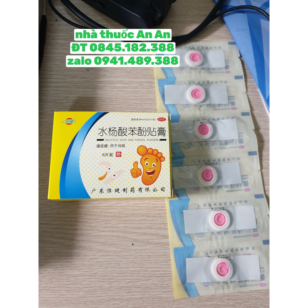 CAO DÁN MỤN CƠM , MỤN CÓC , MẮT CÁ CHÂN , CHAI CHÂN , HIỆU QUẢ CAO