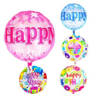Bong Bóng Chữ Happy Birthday Trong Suốt 18 Inch