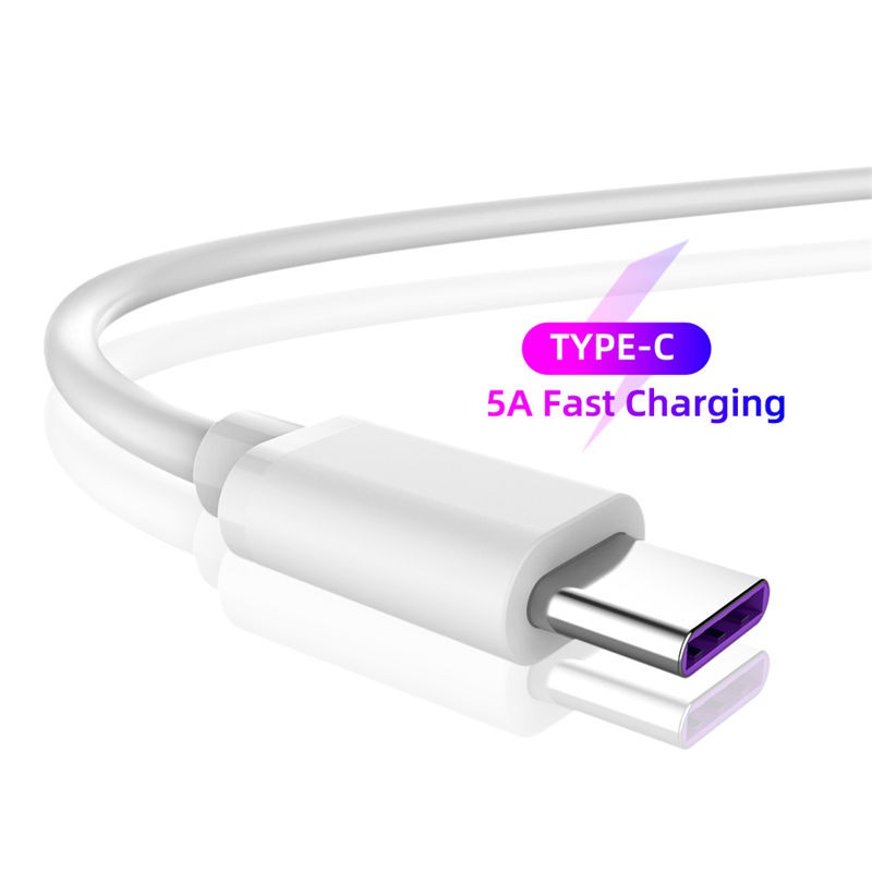 Dây Cáp Sạc Nhanh 5a Loại C Cho Huawei Mate 30 P30 Lite Xiaomi Mi 9 Usb Type C Dành Cho Samsung S9 S10