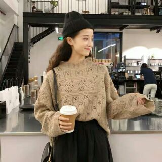 Len họa tiết 2 màu