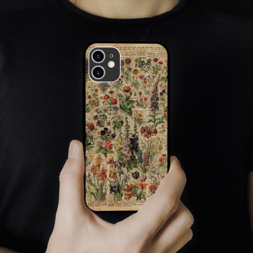 Ốp lưng iphone SAMSUNG hình flowers paper collage art aesthetic đẹp nam  cho các dòng iPhone PAP20210886