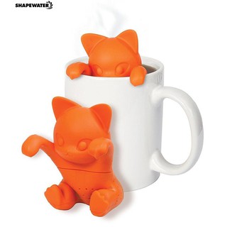 Đồ lọc trà hình con mèo bằng silicone