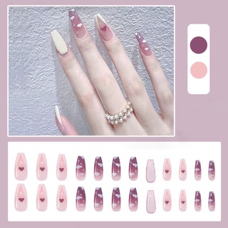 Set 24 Móng Tay Giả Kiểu Pháp