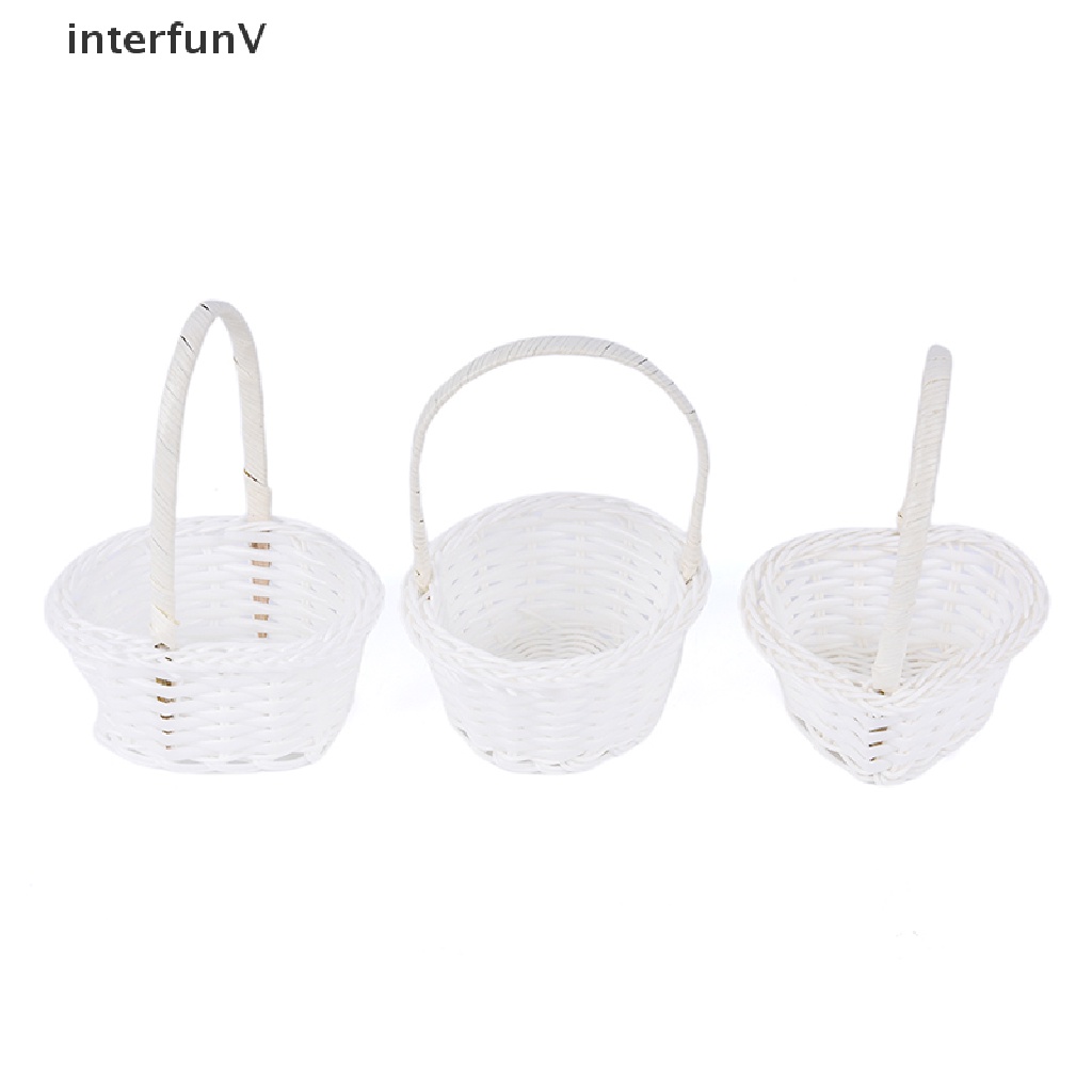 1 Giỏ Đan Mây Mini Bằng Nhựa Dùng Đựng Trà / Cà Phê Tiện Dụng Mang Theo Du Lịch Dã Ngoại