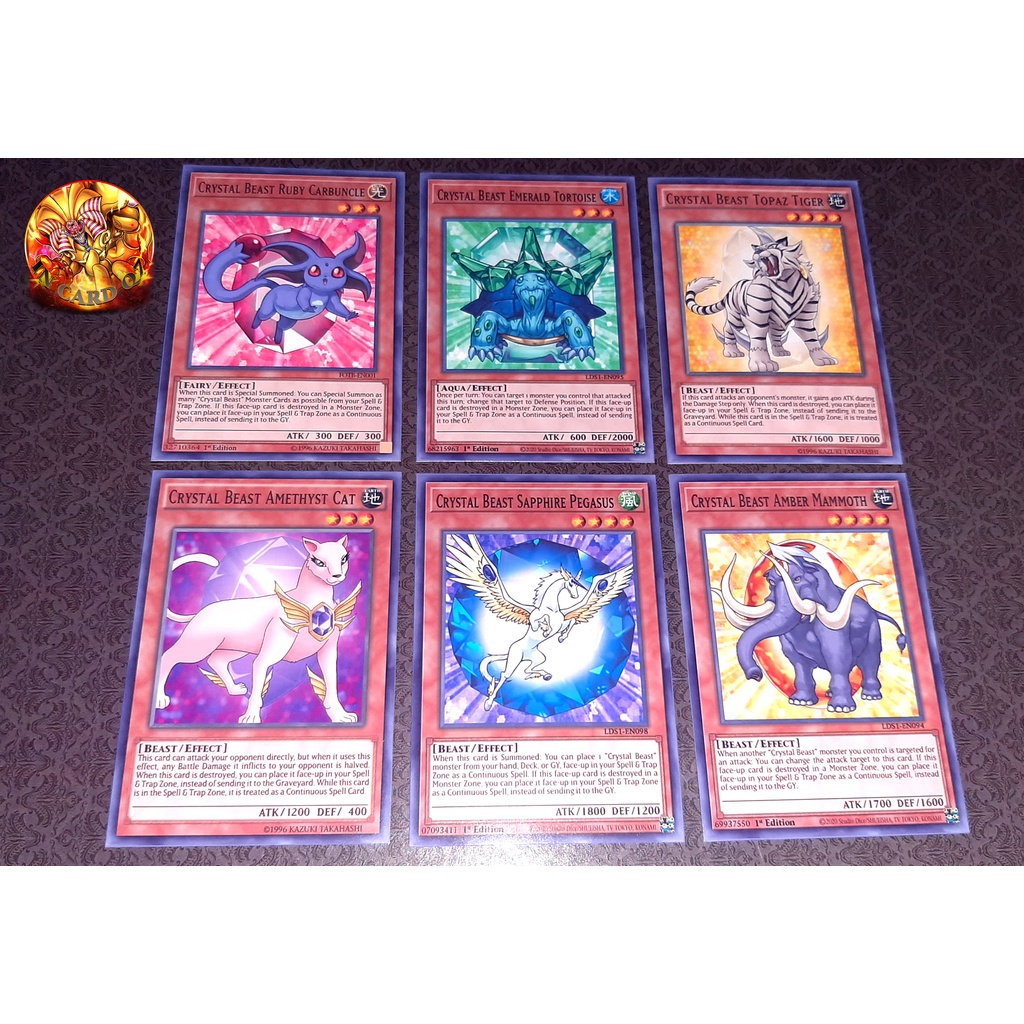 Bộ Bài Yugioh Crystal Beast