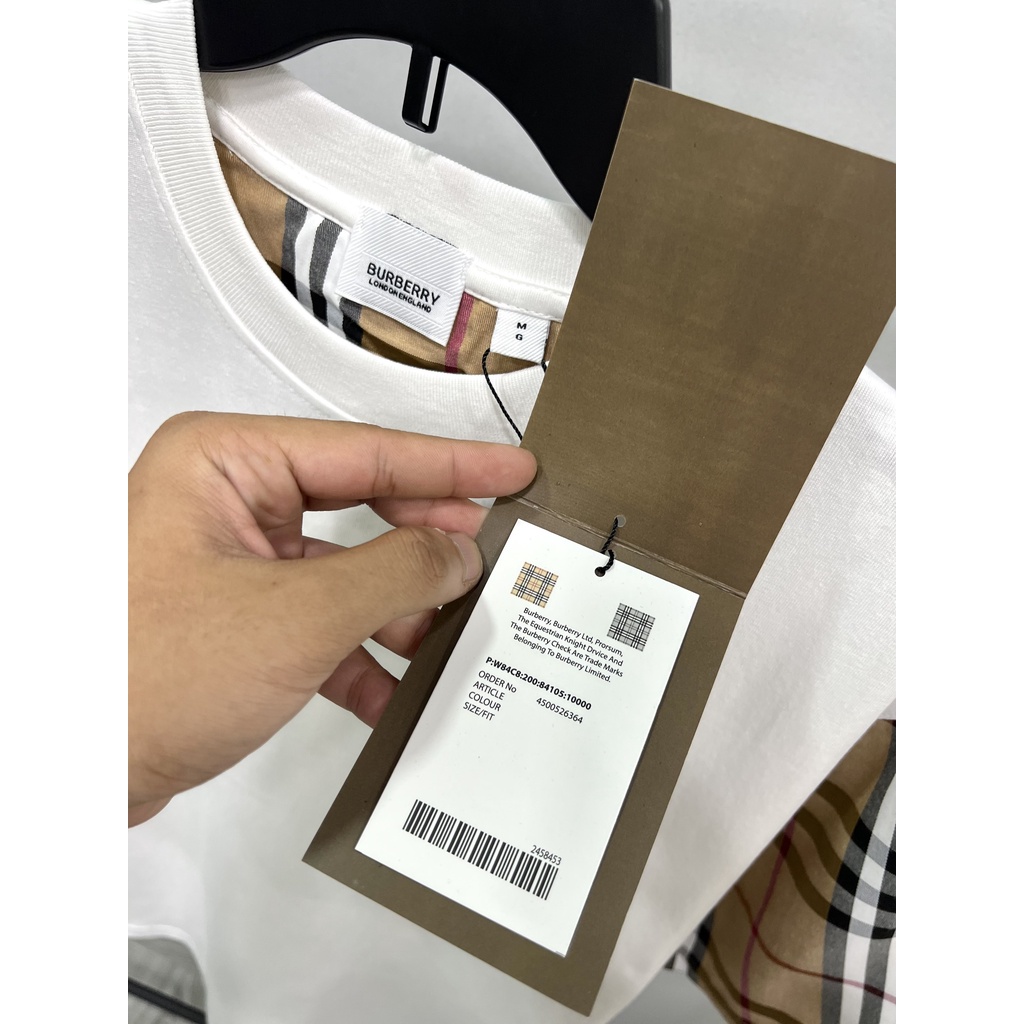 Áo thun BBR Serra Vintage siêu cấp Áo Burberry nam nữ cao cấp