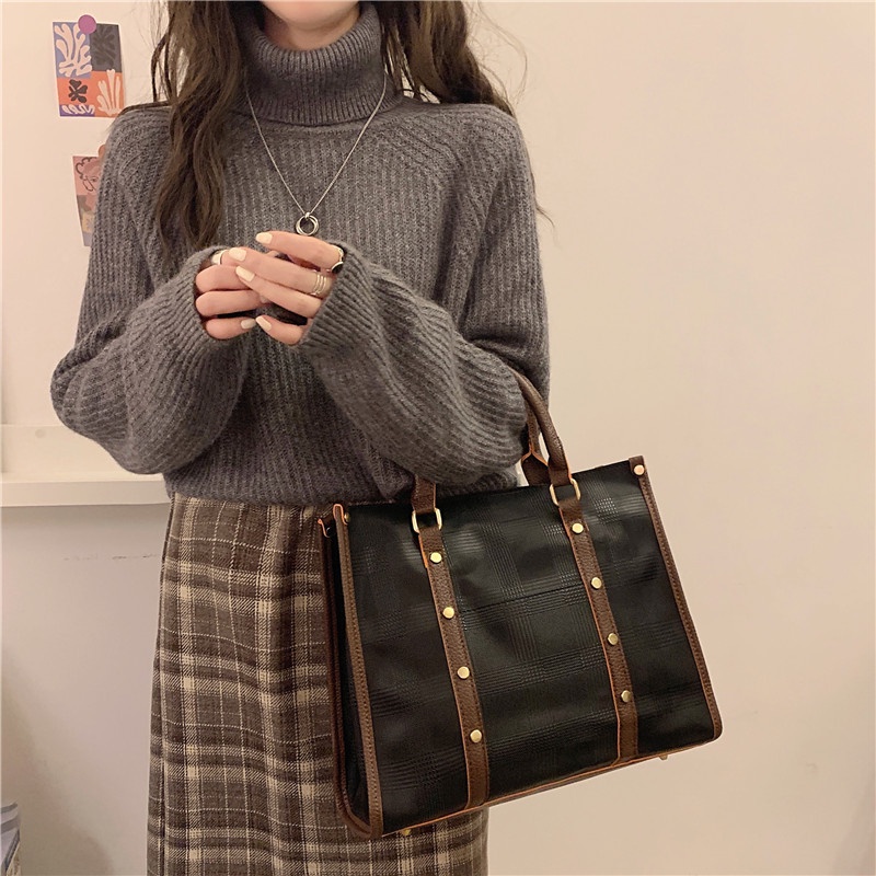 Set 20 Túi Đeo Vai Cỡ Lớn Thời Trang Thu Đông Nhật Bản Cho Nữ