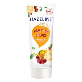 SỮA RỬA MẶT TẨY TẾ BÀO CHẾT HAZELINE CAM YUZU CHERRY 50g