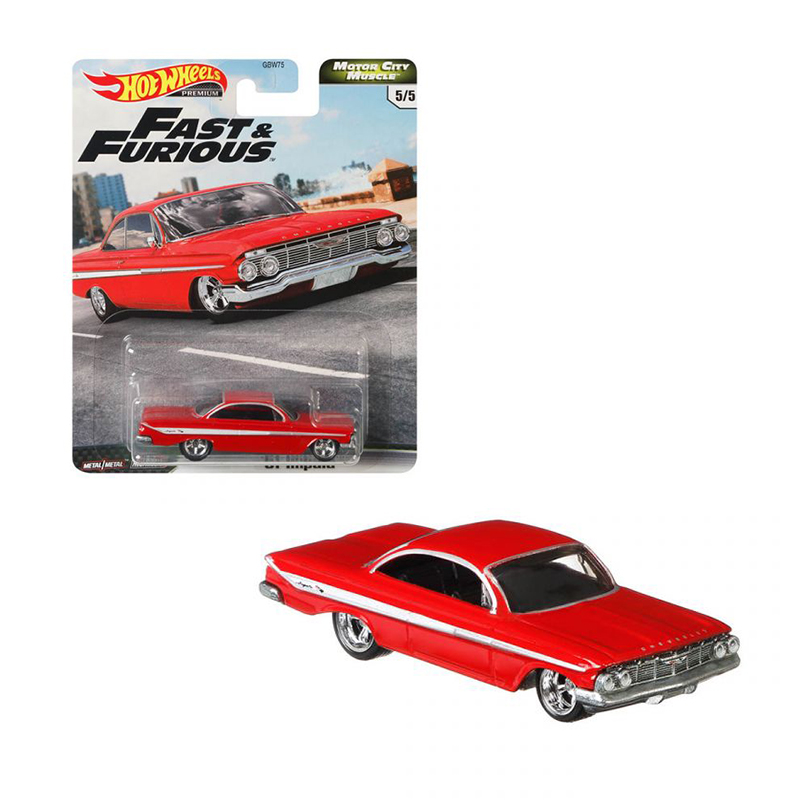 Đồ Chơi Mô Hình HOT WHEELS Siêu Xe Fast And Furious 61 Impala GJR69/GBW75