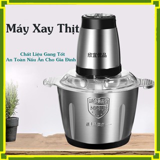 Máy Xay Thịt Đa Năng Xay Rau Củ, Xay Hoa Quả Cối Inox 304 Hàng Nội Địa Trung Cao Cấp
