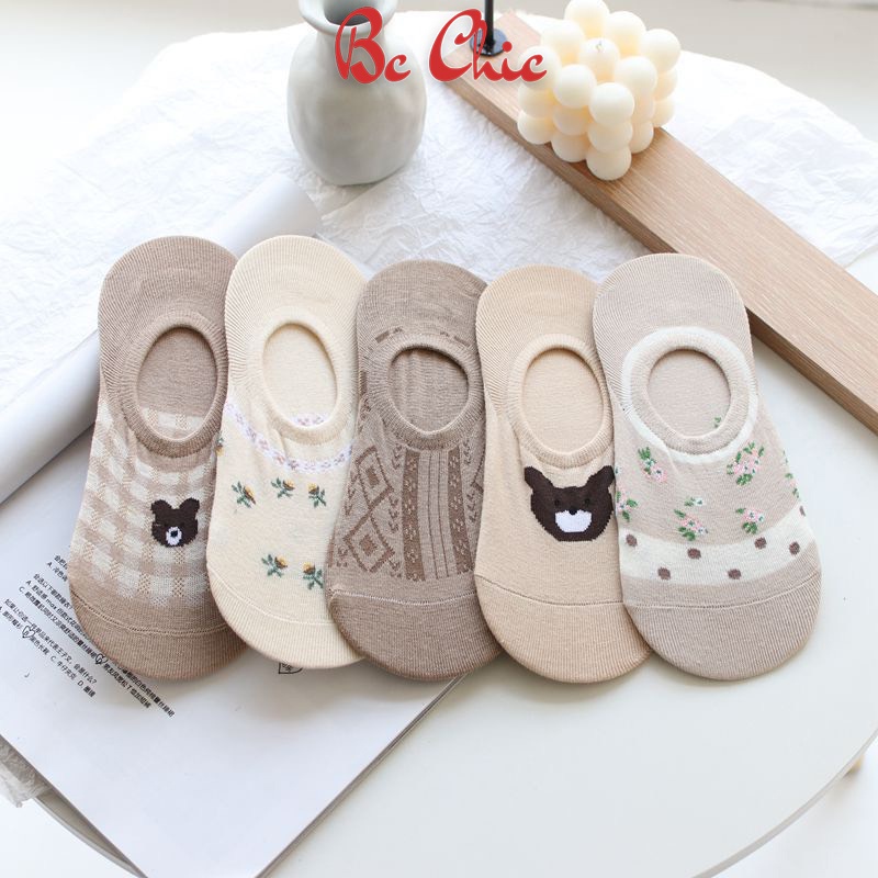 Tất hài nữ, tất hài hoạ tiết dễ thương phong cách Hàn Quốc T776 BC_CHIC LINGERIE