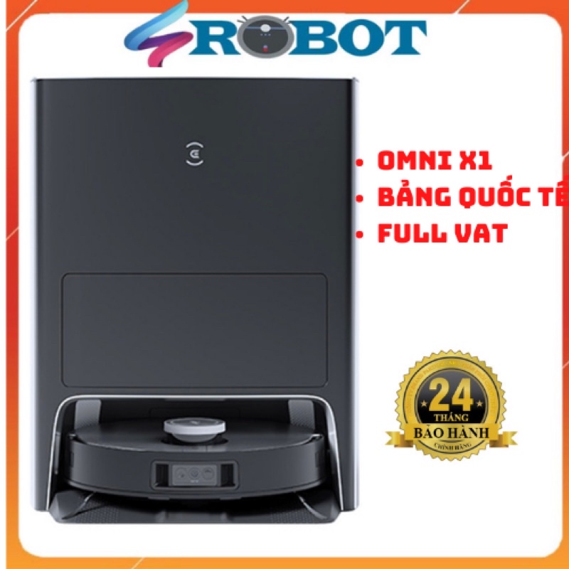 Robot hút bụi ECOVACS DEEBOT X1 OMNI Bản Quốc tế BH 24T