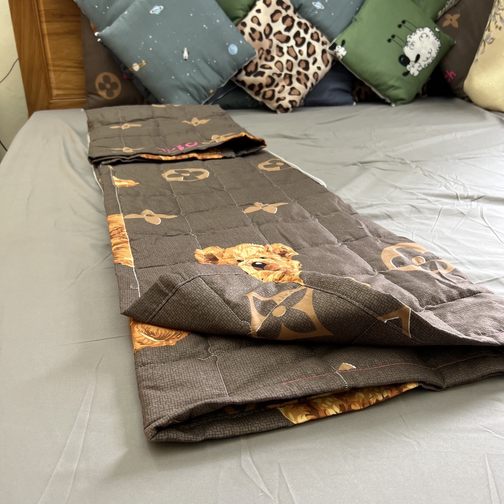 Chăn hè đơn dùng 1 người , chăn văn phòng tiện lợi mền trần bông