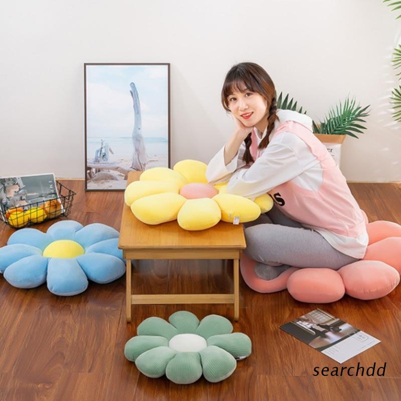 Đệm bông lót ghế ngồi hình hoa cúc dễ thương