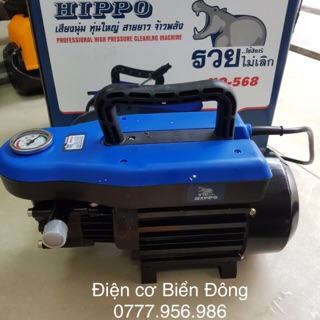 TẶNG BÌNH TẠO BỌT VÀ ỐNG NỐI DÀI SÚNG Máy rửa xe HIPPO con HÀ MÃ THAILAND chuyên rửa xe hơi tay ga